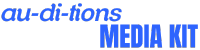 au-di-tions Media Kit Logo
